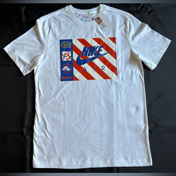 Nike Air Florida Gators T-Shirt Men’s Medium White NWT Short Sleeve Graphic Tee - Picture 1 of 6